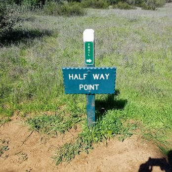 Oakoasis County Preserve - Half way sign - Parks Near Me - Lakeside, California