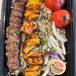 Khorak Supermarket - Vaziri Kebab Platter w/ Dill Rice