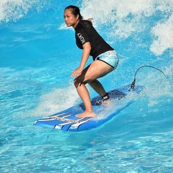 Surfing at Typhoon Lagoon