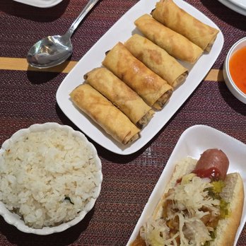 Bach's Bistro - Polish-style hot dogs, chicken spring rolls, garlic coco rice. - Polish Near Me - Blauvelt, New York Bach's Bistro - Polish-style hot dogs, chicken spring rolls, garlic coco rice. - Polish Near Me - Blauvelt, New York