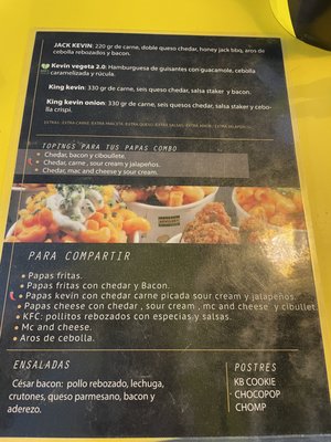 Menu photo 1 Kevin Bacon Buenos Aires, C