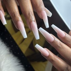 Destiny Nail Spa - Acrylic ombré nail