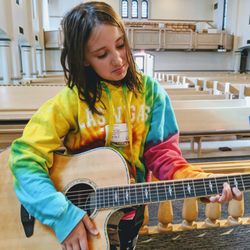 Funkytown Music Academy - Working on the acoustic guitar