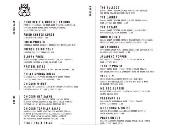 Menu photo 7 Bulldog Burger Tupelo, MS Menu photo 7 Bulldog Burger Tupelo, MS