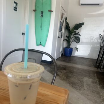 Swell Coffeebar - maple sea salt latte - Coffee & Tea Near Me - Crescent City, California