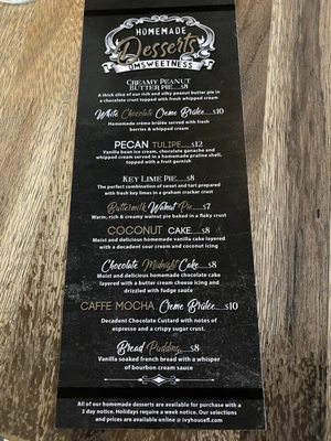 Menu photo 5 Ivy on the Square Ocala, FL
