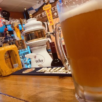 A Touch of Germany - a glass of beer on a bar - German Near Me - El Paso, Texas A Touch of Germany - a glass of beer on a bar - German Near Me - El Paso, Texas