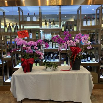 Fung's Kitchen - Gorgeous new wine wall in the front - Dim Sum Near Me - Houston, Texas