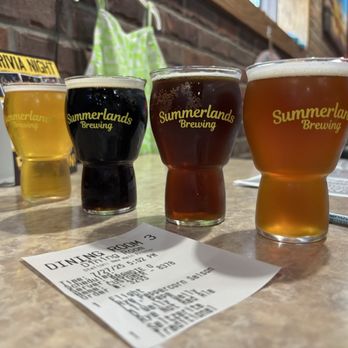 Summerlands Brewing - Beer flight - Breweries Near Me - Holt, Michigan Summerlands Brewing - Beer flight - Breweries Near Me - Holt, Michigan
