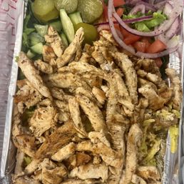 Chicken Shawarma over Rice