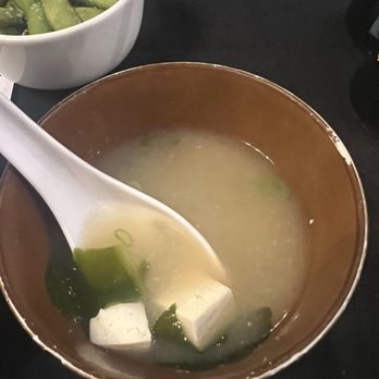 Hana Japanese Eatery - Miso soup, I loved it - Sushi Bars Near Me - Phoenix, Arizona