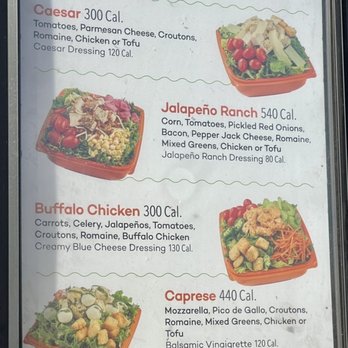 Salad and Go - Drive-thru menu board as of 06/02/2022. This is panel 2 of 6. - Salad Near Me - Chandler, Arizona Salad and Go - Drive-thru menu board as of 06/02/2022. This is panel 2 of 6. - Salad Near Me - Chandler, Arizona