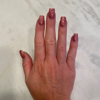 Tip To Toes Nails - Love my pink sparkles - Nail Salons Near Me - Concord, California