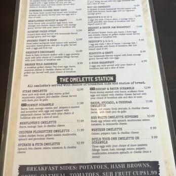 Kristof's Kafe - Breakfast Menu 2 - American Near Me - Davie, Florida