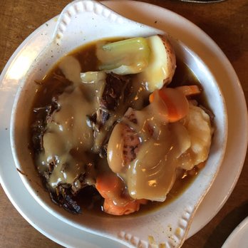 The Old Talbott Tavern - Pot roast - I thought it was good and flavorful, but my husband said it wasn't as tender as he'd hoped. - Bars Near Me - Bardstown, Kentucky