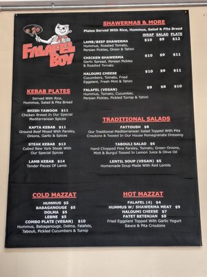 Menu photo 3 Falafel Boy Oakland, CA