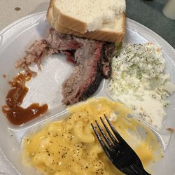 Railroad BBQ - Brisket, Mac n Cheese, Cole Slaw