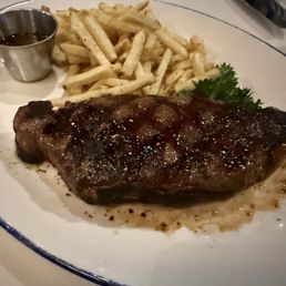 NY stripe with fries NY stripe with fries