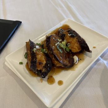 Dim Sum And Then Some - Stuffed eggplant - you can ask which meat or fish. - Dim Sum Near Me - Galloway, New Jersey