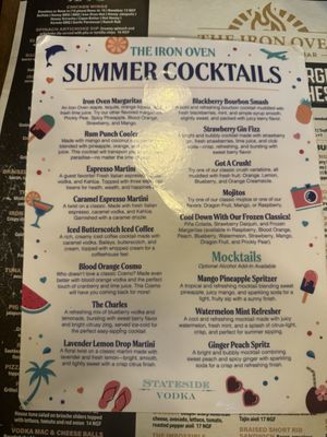 Menu photo 6 The Iron Oven Southampton, PA Menu photo 6 The Iron Oven Southampton, PA