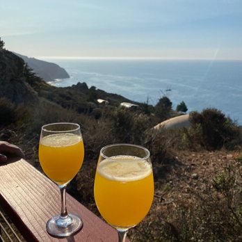 Treebones Resort - Champagne brunch from our deck - Resorts Near Me - Big Sur, California Treebones Resort - Champagne brunch from our deck - Resorts Near Me - Big Sur, California