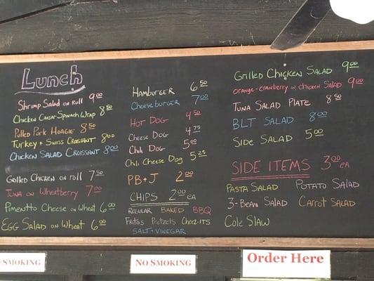 Menu photo 4 Peacock Cafe Charleston, SC