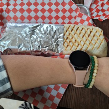 Big H Deli - Chicken schwarma with the grill marks. Forearm of a petite-sized adult for reference - Sandwiches Near Me - Fairfield, California Big H Deli - Chicken schwarma with the grill marks. Forearm of a petite-sized adult for reference - Sandwiches Near Me - Fairfield, California