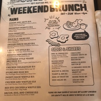 Sweet Chick - Menu - Southern Near Me - Brooklyn, New York Sweet Chick - Menu - Southern Near Me - Brooklyn, New York