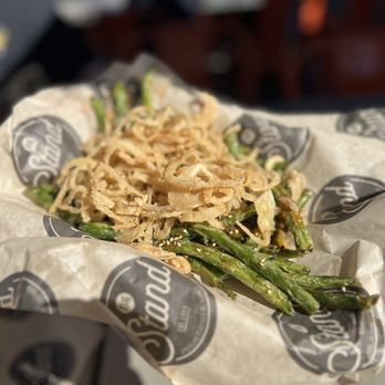The Stand - American Classics Redefined - Red Ginger Green Beans - if you like veggies with a little spice I recommend. I was definitely a fan. - New American Near Me - Encino, California The Stand - American Classics Redefined - Red Ginger Green Beans - if you like veggies with a little spice I recommend. I was definitely a fan. - New American Near Me - Encino, California