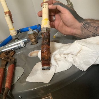 Absolute Plumbing Services - Corroded pipe they replaced - Plumbing Near Me - Acworth, Georgia