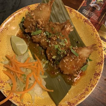 Banana Tree - Meshing Prawn - Asian Fusion Near Me - London, XGL Banana Tree - Meshing Prawn - Asian Fusion Near Me - London, XGL
