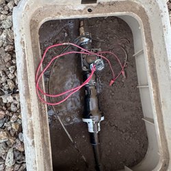 SOS Sprinkler Repair - Bursted pipe wheee technician was working