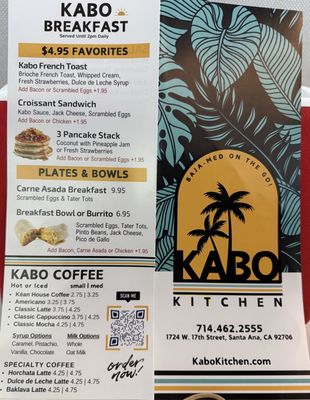 Menu photo 1 Kabo Kitchen Santa Ana, CA