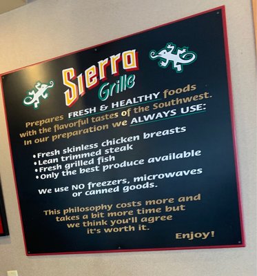 Menu photo 2 Sierra Grille Jacksonville Beach, FL Menu photo 2 Sierra Grille Jacksonville Beach, FL