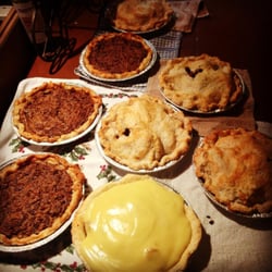Wild Thyme Coffee House - Wild Thyme pies: Apple, Pecan and Banana Cream