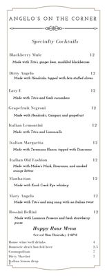 Menu photo 2 Angelo's Madison, MS