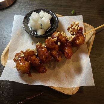 Eat Asian Tapas - Chicken skewer at Eat Asian Tapas - Korean Near Me - Seattle, Washington