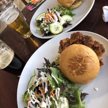 Bird - The Sage chicken sandwich and Nashville Hot Chicken sandwich - American Near Me - Denver, Colorado