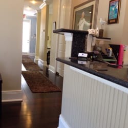 Lesem Deborah E DDS - Front desk to the right with hallway to exam rooms in the background.