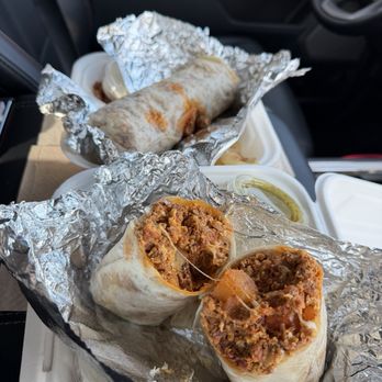 Latin Market - chorizo breakfast burrito - Mexican Near Me - Mammoth Lakes, California