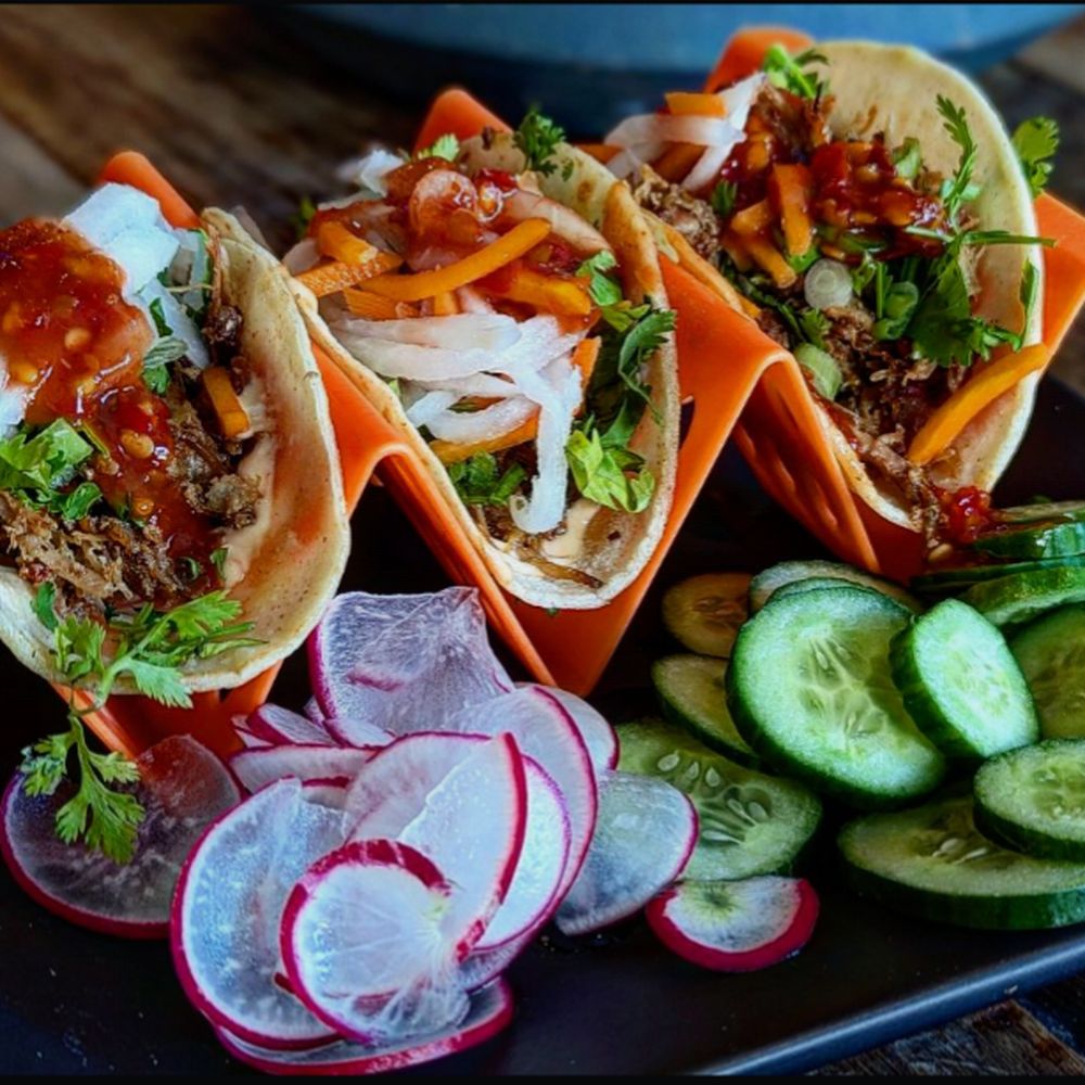 The Blue Owl - Banh Mi Tacos - Asian Fusion Near Me - Santa Barbara, California The Blue Owl - Banh Mi Tacos - Asian Fusion Near Me - Santa Barbara, California