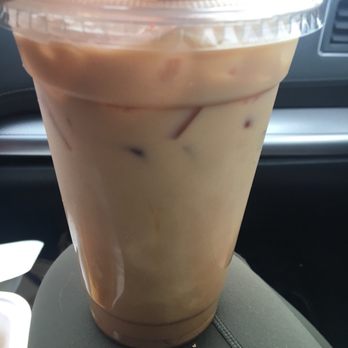 Dev's Coffee Bar - Carmel macchiato iced - Coffee & Tea Near Me - Vancouver, Washington