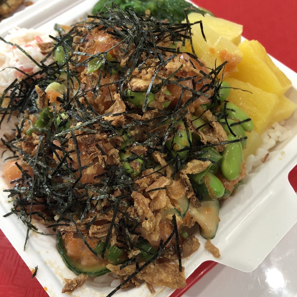 Poke Rainbow - Salmon Small Poke Bowl - Poke Near Me - Redondo Beach, California Poke Rainbow - Salmon Small Poke Bowl - Poke Near Me - Redondo Beach, California