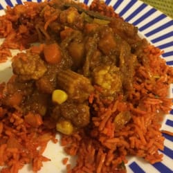 Curri.co.uk - Lamb biryani with vegetable curry