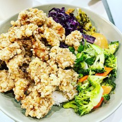 Ooodles Noodle House - Fried Salt & Pepper Popcorn Chicken Over Rice