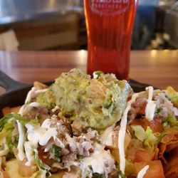 Austin Brothers Beer Co - Nachos and cherry bomb
