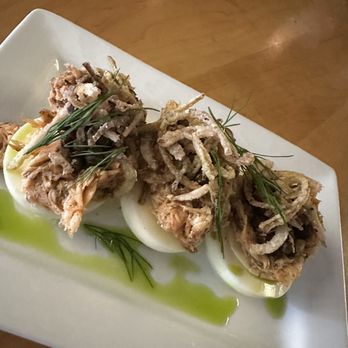 Restaurant IRON - Salmon deviled eggs - Southern Near Me - Pensacola, Florida