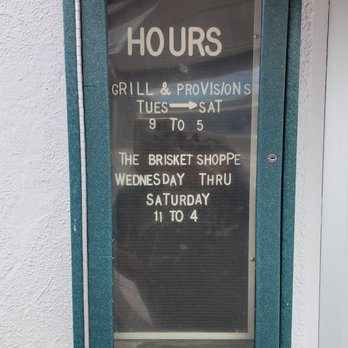 The Brisket Shoppe - Hours of Operation - Barbeque Near Me - Tampa, Florida