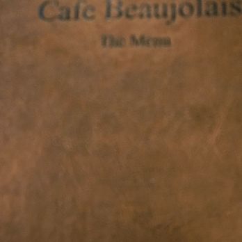 Cafe Beaujolais - Leather menu cover - Breakfast & Brunch Near Me - Mendocino, California