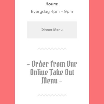 Ducks Aren't Real - Screenshot from their website-- takeout is available daily from 4-9pm. This is what I referenced when I called and was told, "not today." - Bistros Near Me - Sackville, New Brunswick Ducks Aren't Real - Screenshot from their website-- takeout is available daily from 4-9pm. This is what I referenced when I called and was told, "not today." - Bistros Near Me - Sackville, New Brunswick
